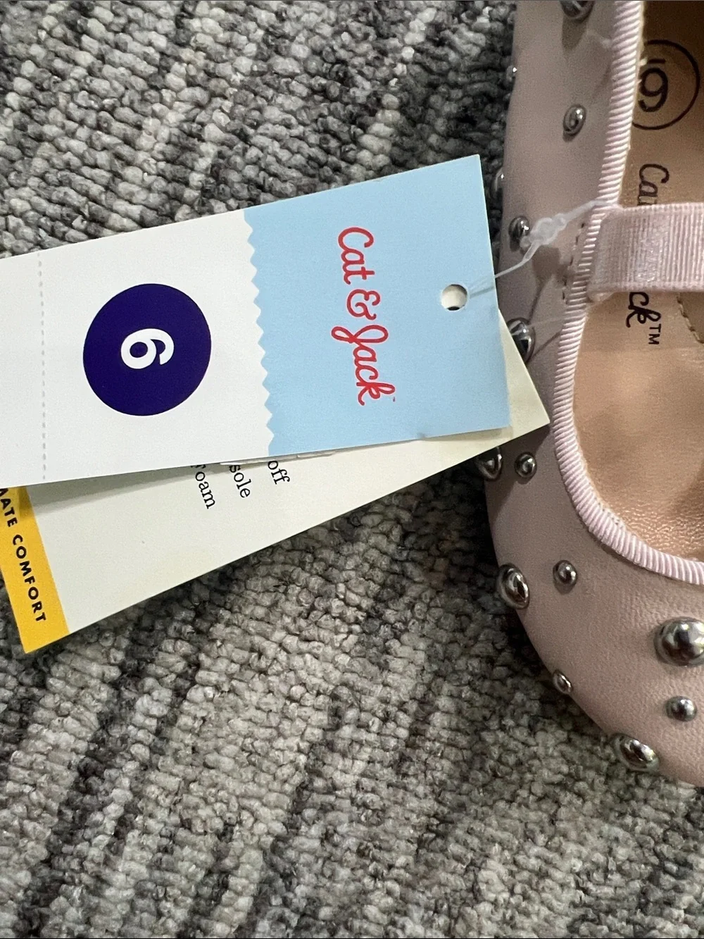 Cat & Jack Girl's - Heather Ballet Flats Toddler Various Sizes